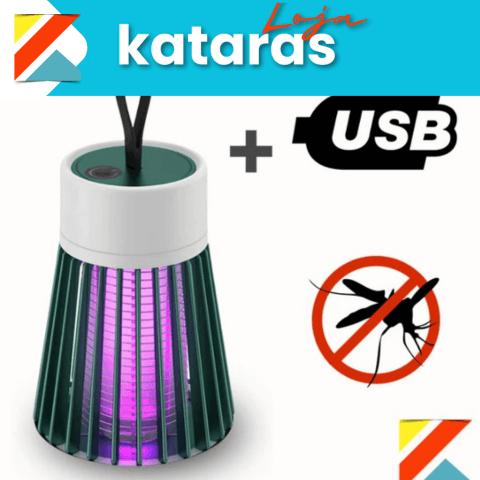 Luminária Mata-mosquito ProtectLamp® - CABO USB DE BRINDE!