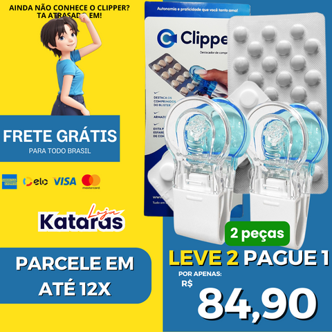 CLIPPER® - DESTACADOR DE COMPRIMIDOS PROMOÇÃO