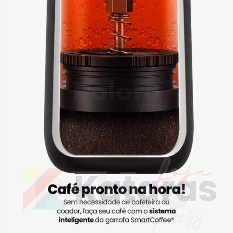 Cafeteira Portátil SmartCoffee® - Prepara o Café na Hora!