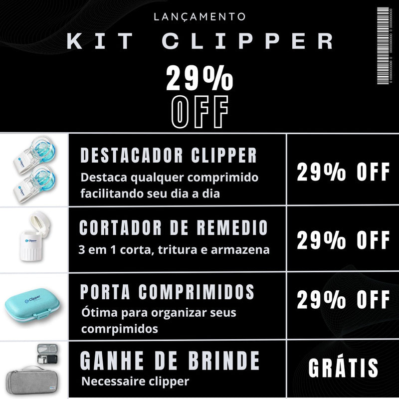 CLIPPER® - DESTACADOR DE COMPRIMIDOS PROMOÇÃO